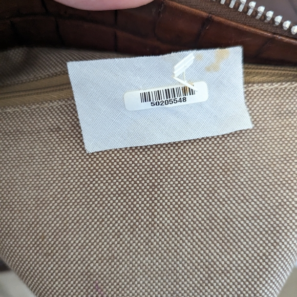 Rare Made in Italy Croc embossed DOONEY and Bourke convertible handbag - Picture 11 of 12